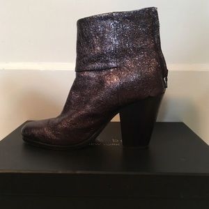 Rag & Bone Newburry Boots in Gunmetal.